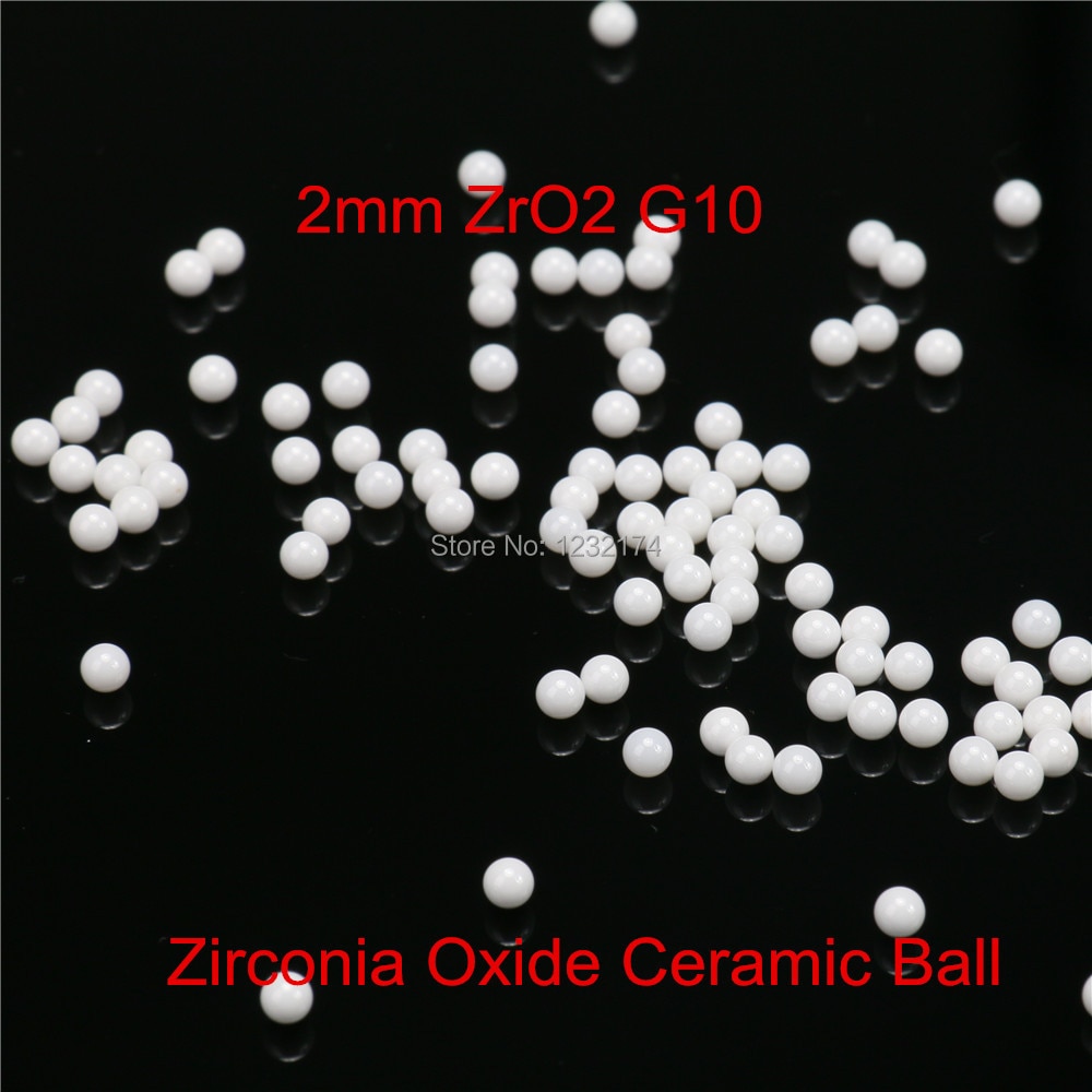 2mm zro2 지르코니아 산화물 세라믹 볼 g10 100 pcs 밸브 볼, 베어링, 균질 기, 분무기, 펌프 2mm 세라믹 볼 zro2